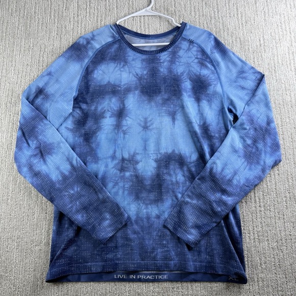 lululemon athletica Other - Lululemon Metal Vent Tech Long Sleeve Shirt 2.0 Men's Size XL Blue Marble